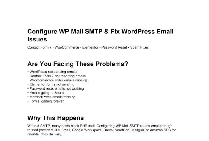 configure wordpress mail SMTP and fix wordpress email notification issues